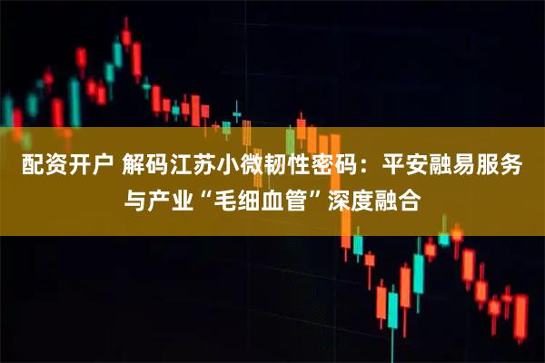 配资开户 解码江苏小微韧性密码:平安融易服务与产业“毛细血管”深度融合